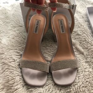 Steve Madden Glistening Rhinestone Heels